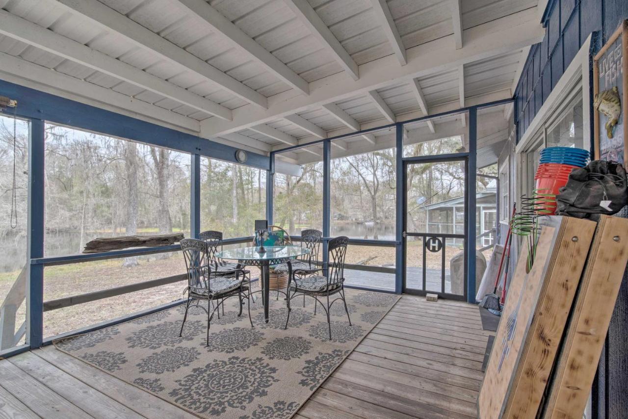 Unplugged Withlacoochee Riverfront Retreat! 부시넬 외부 사진