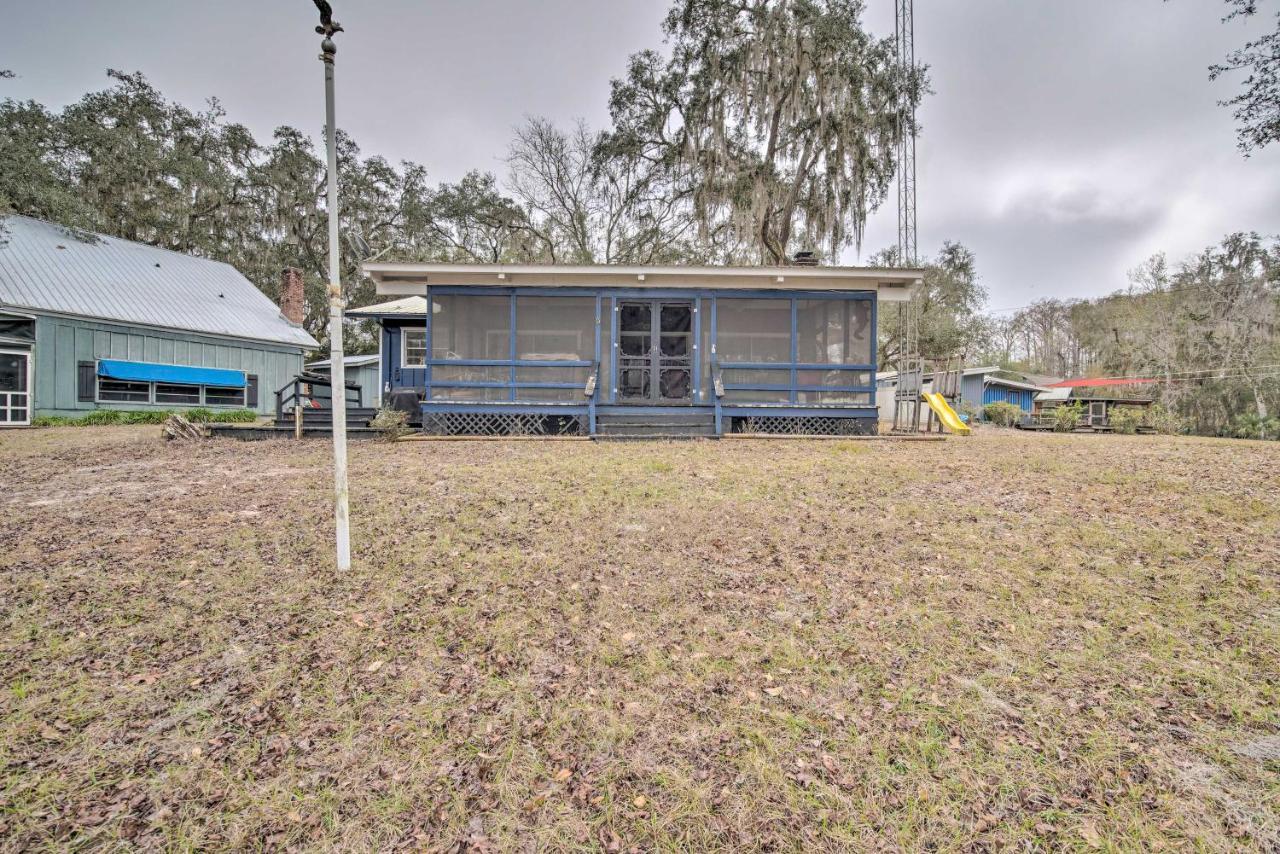 Unplugged Withlacoochee Riverfront Retreat! 부시넬 외부 사진